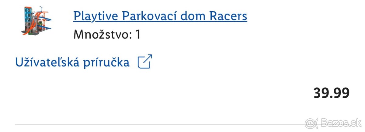 Garáž na autíčka drevený - 6