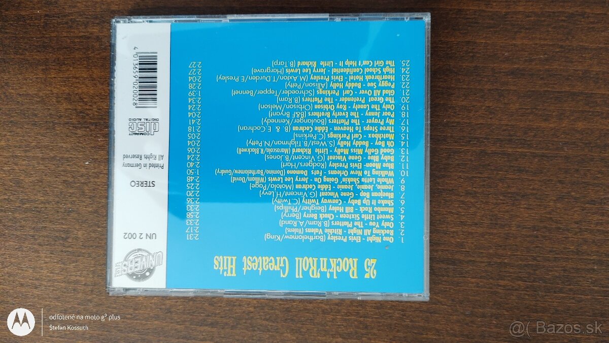 Predám CD výber 25 Rock'n Roll hits - part. 2, - 6