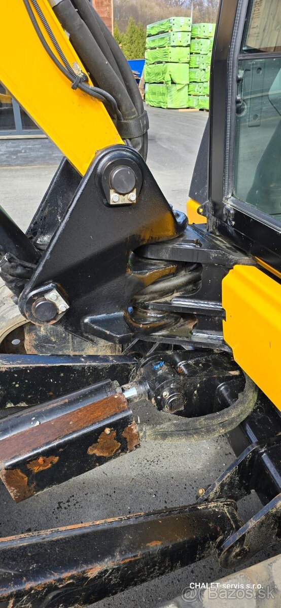 Minibagr JCB 57C-1, r.v. 2020, 1573 mth, nové pásy - 6