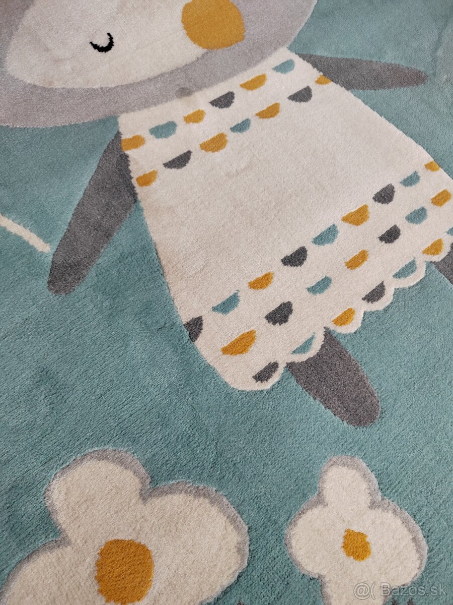 Detský koberec - tyrkysový 120x170 - NOVÝ - 6
