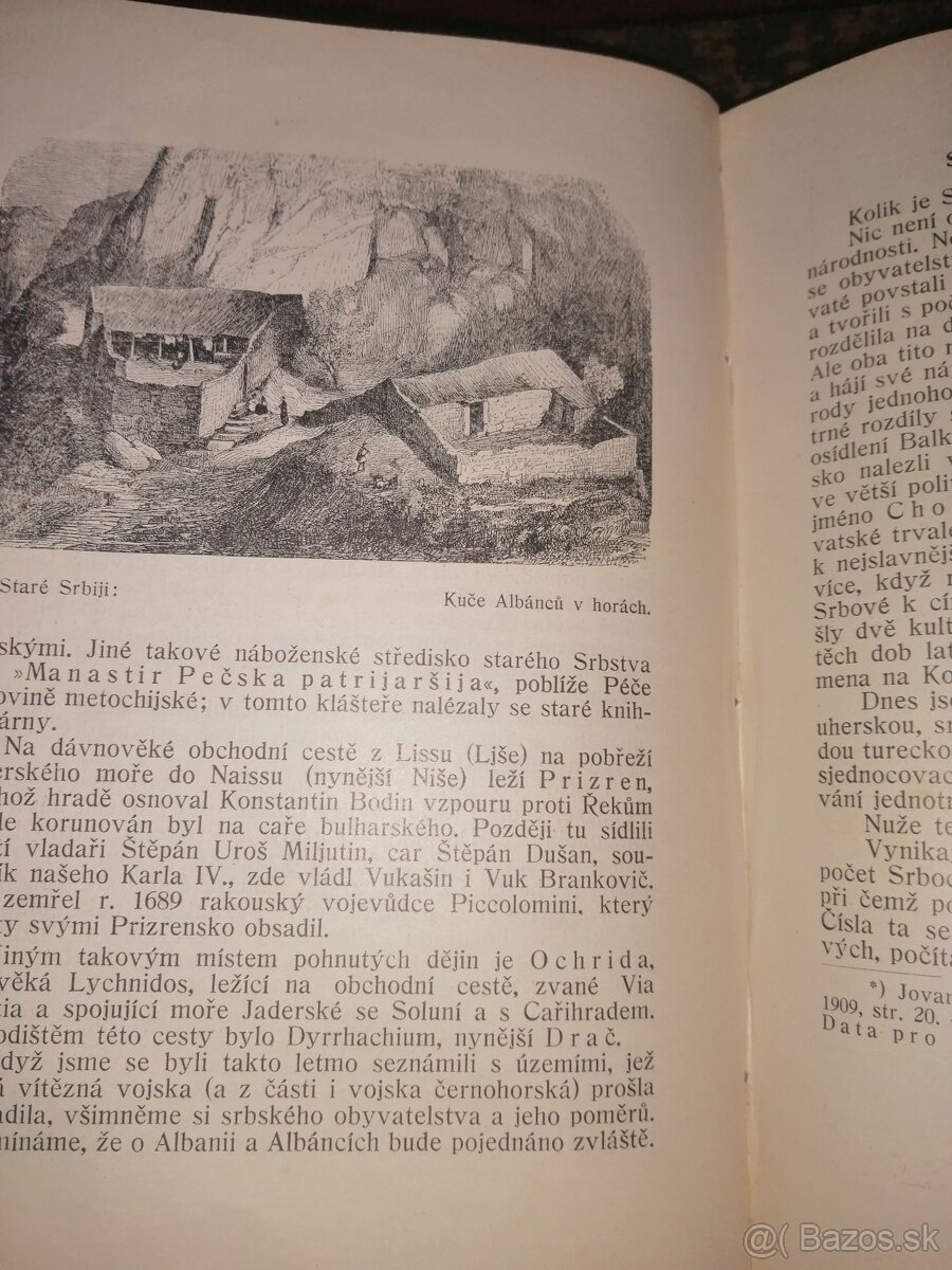Stará kniha Valka na Balkáne Škatuľa Praha 1913 - 6