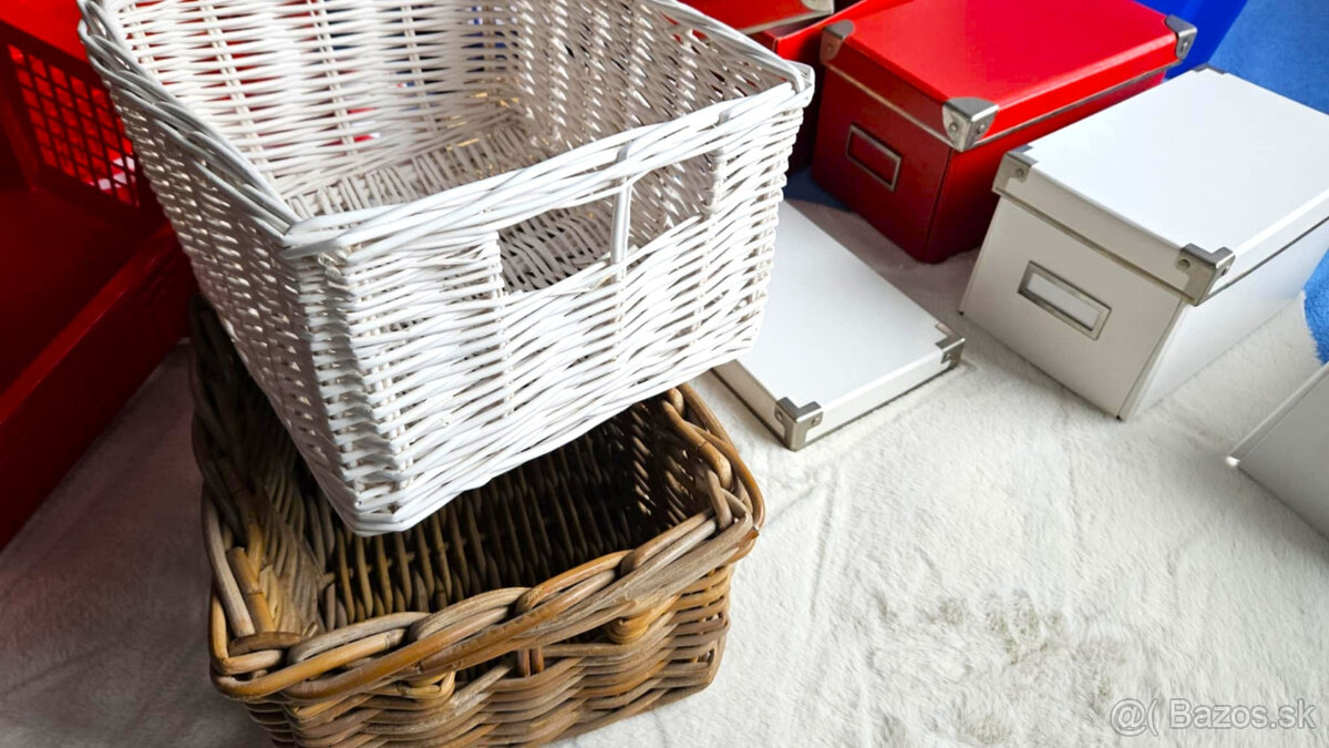 krabice, ulozne boxy, kosiky - mix - 6