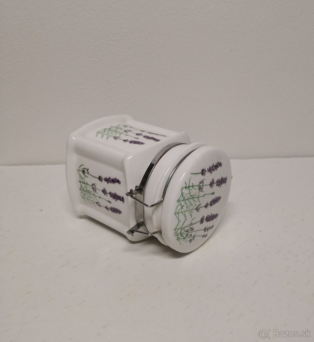 Porcelánová dóza levanduľa - 6