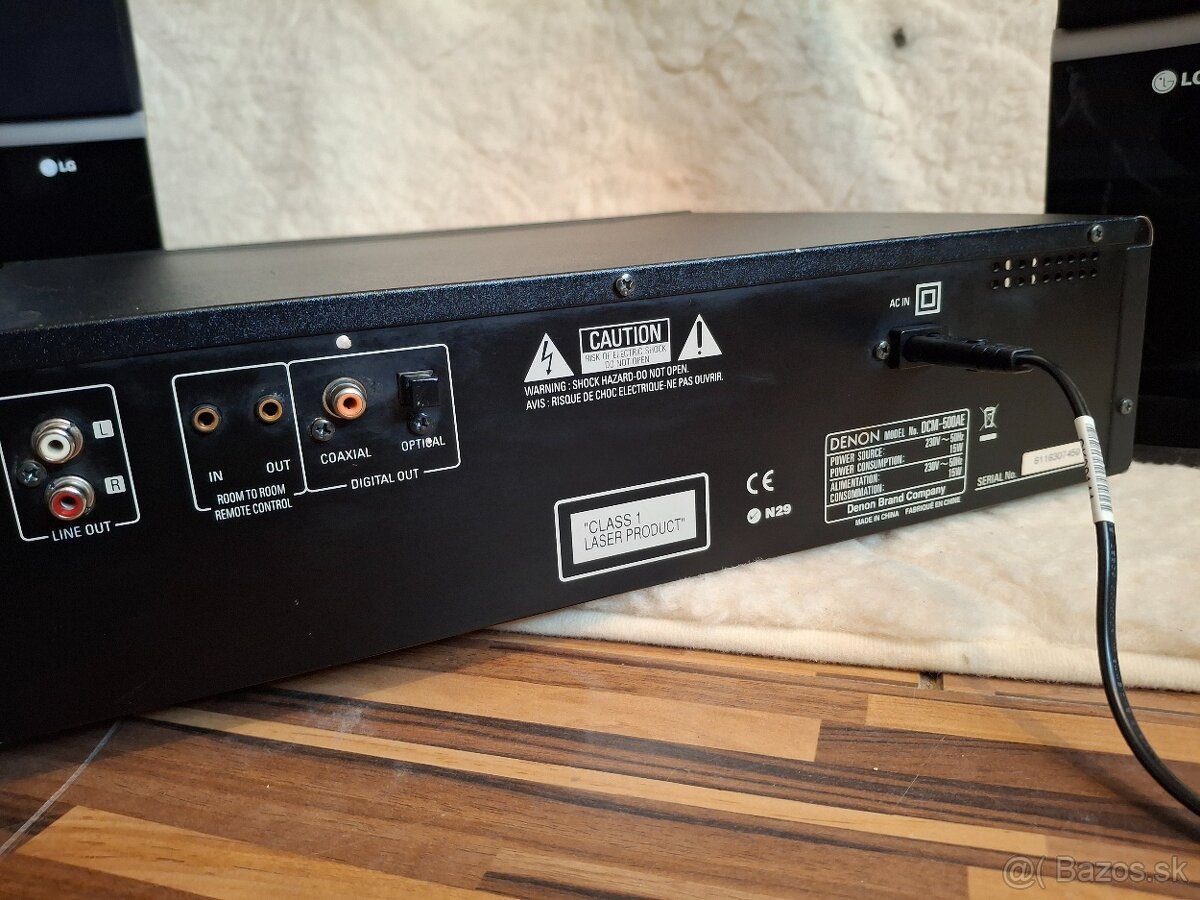 Denon DCM 500 + repro stojany LG - 6