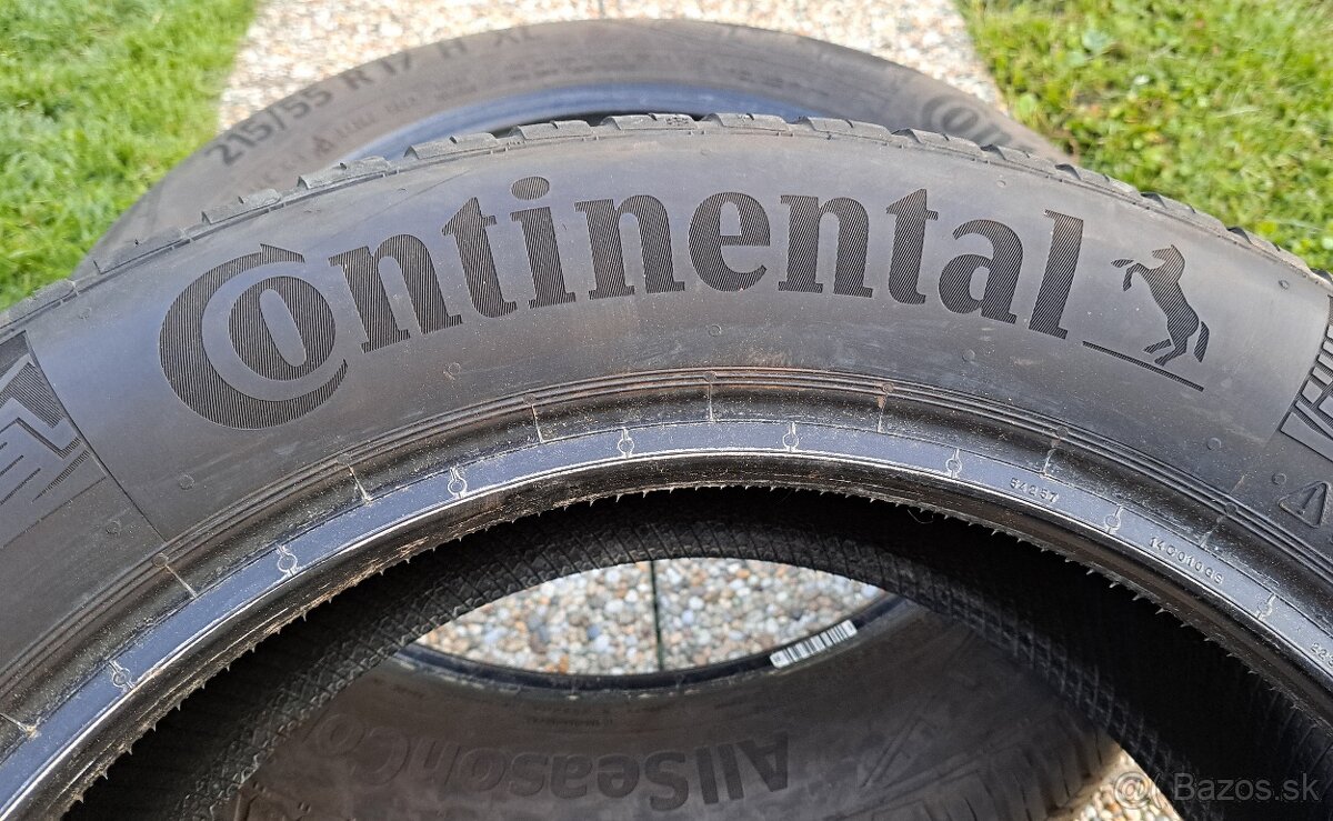 CELOROČNÉ GUMY 215/55 R17 - CONTINENTAL - 6