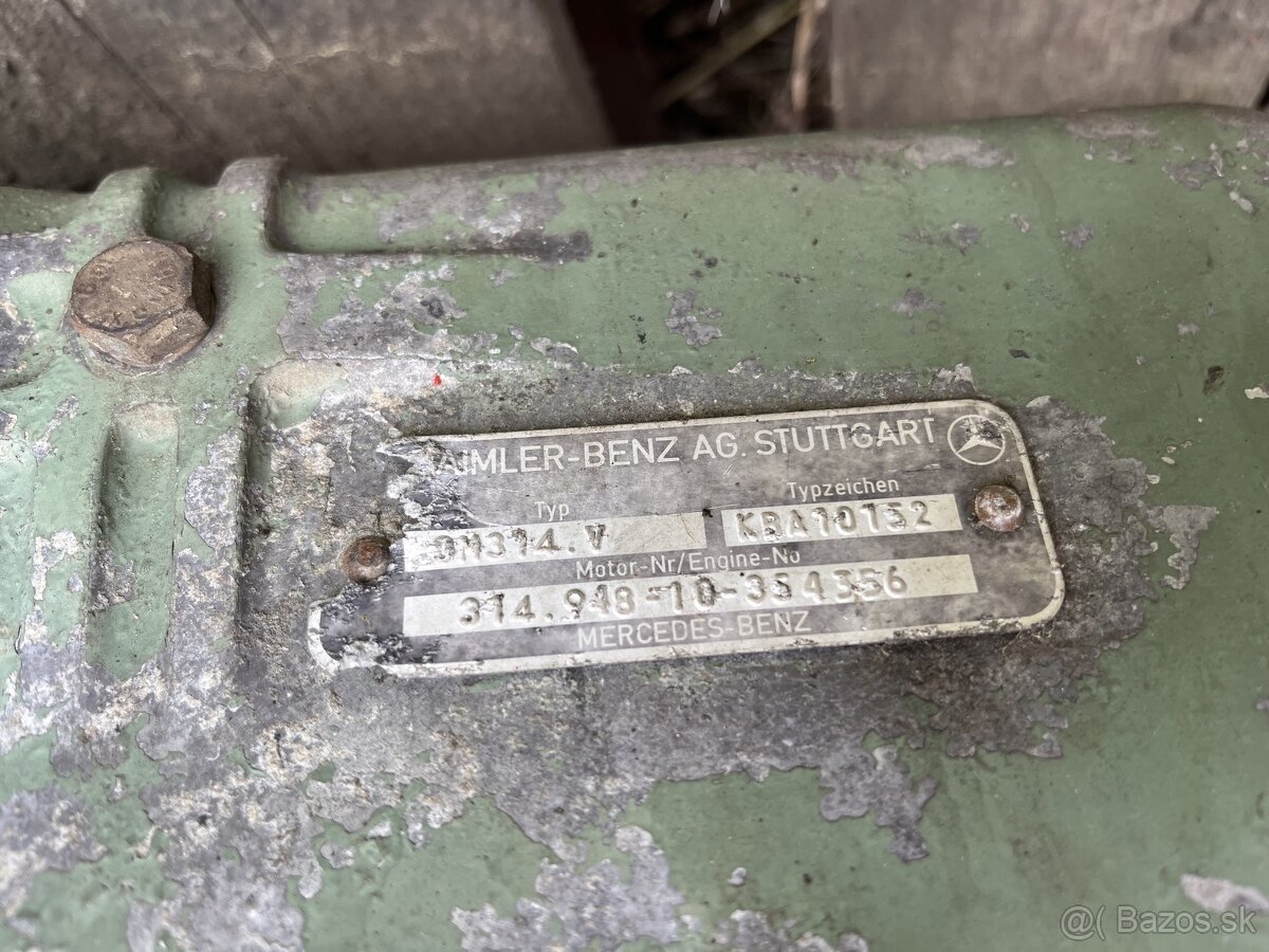Mercedes OM 314 V + prevodovka - 6