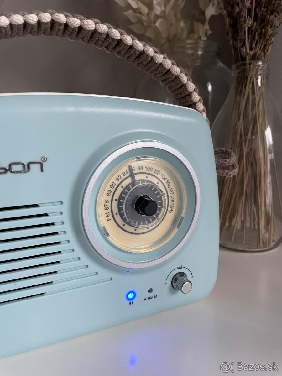 Retro bluetooth bezdrôtové rádio Madison - 6
