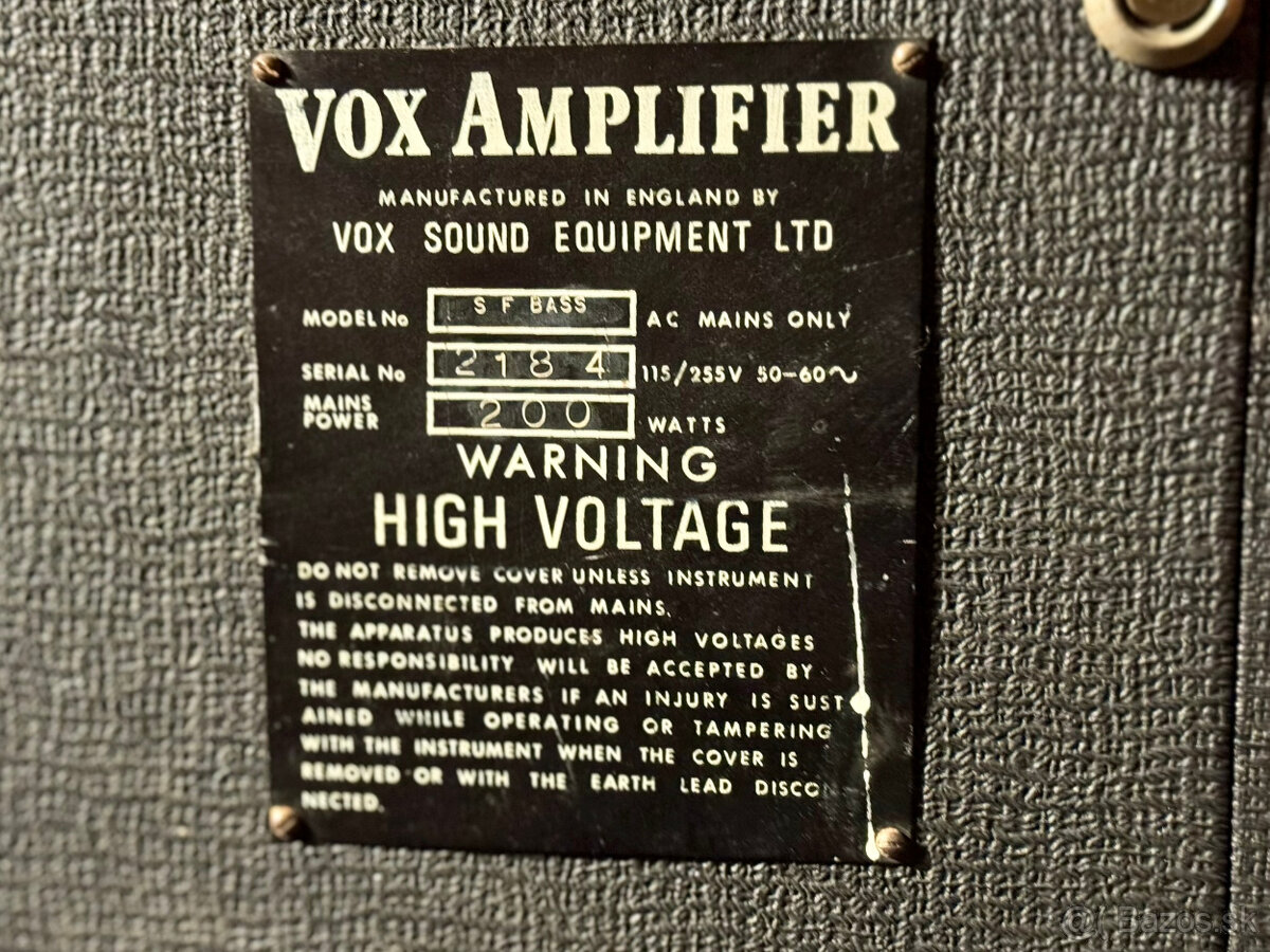 VOX Super Foundation Bass 1967 "Big Daddy" - 6