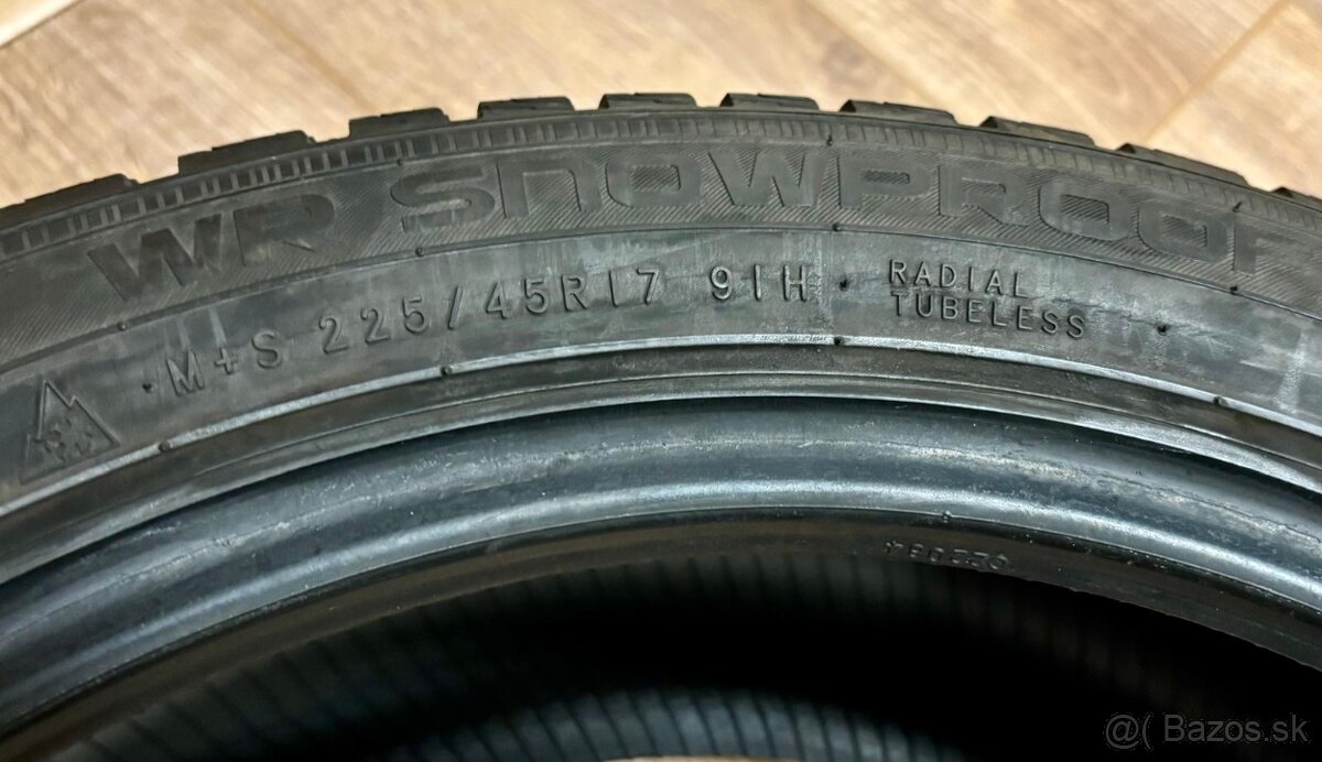 225/45 R17 Zimne Nokian WR Snowproof - 6