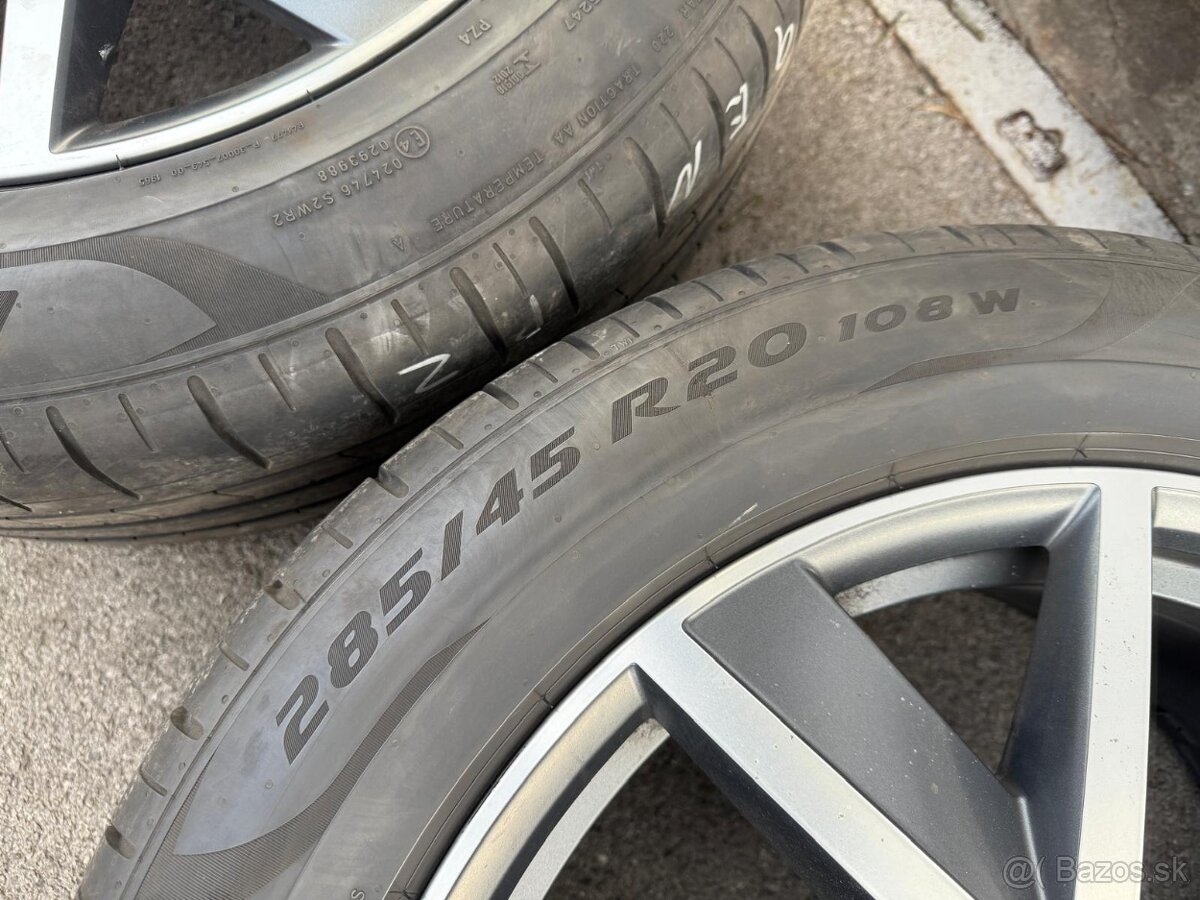 ORIGINAL VW TOUAREG 3 DISKY 5x112 R20 285/45 R20 LETO - 6