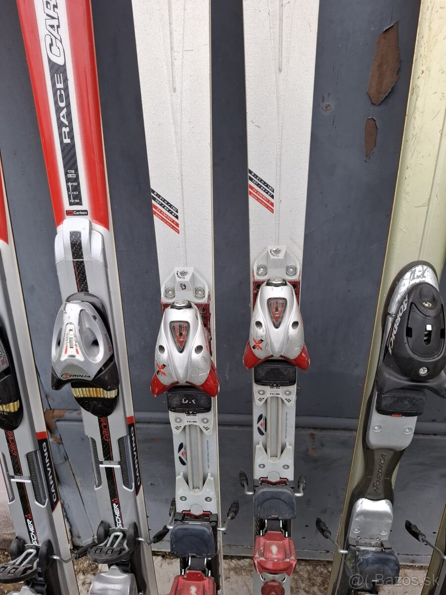 Predám zjazdové lyže Fischer, Nordica, Techno. - 6