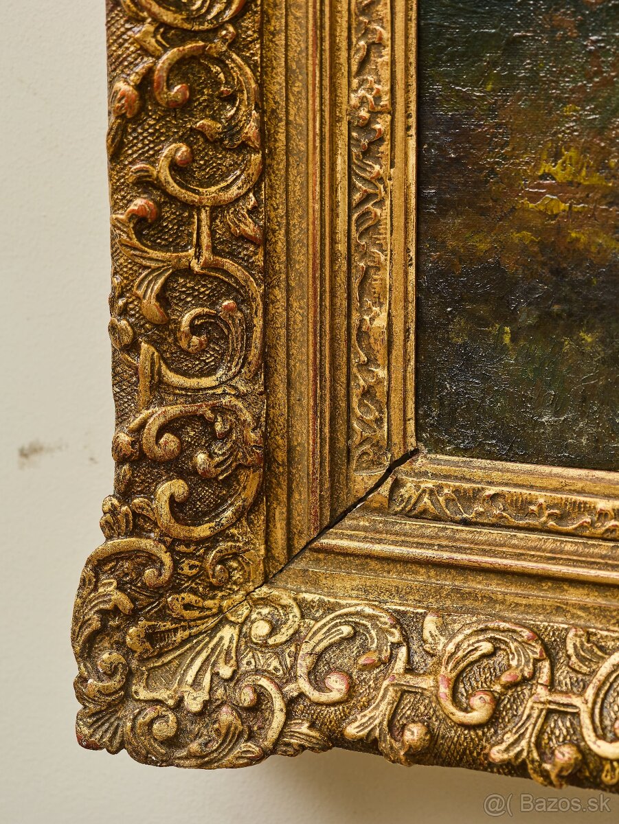 Výhľad do krajiny. Sign. 92 X 77 cm - 6