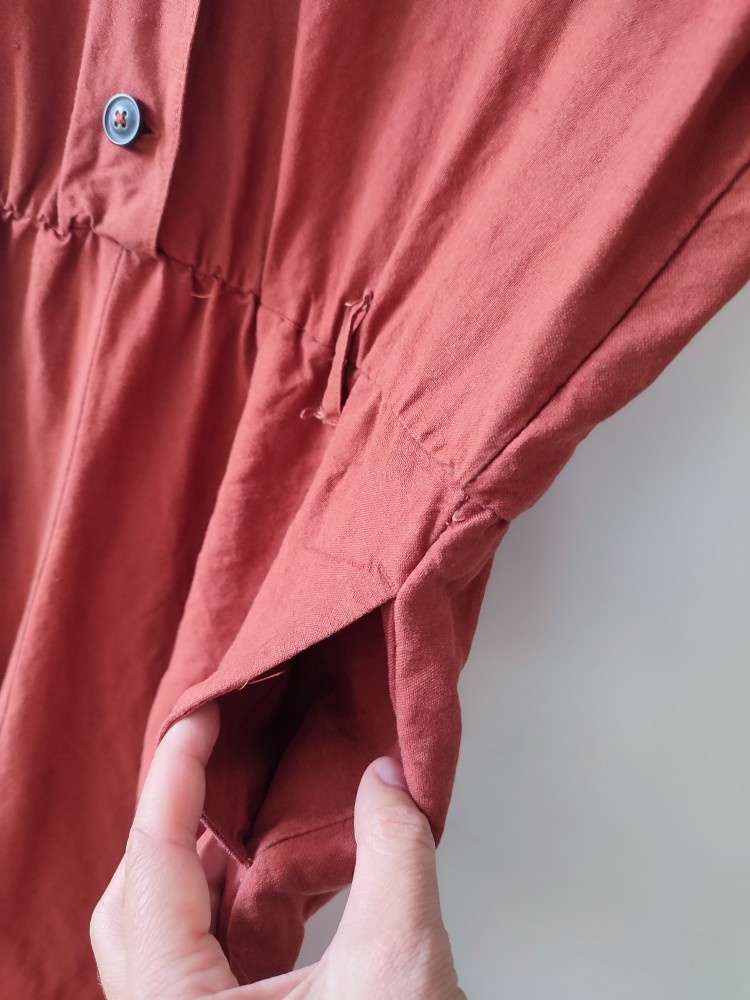 Ľanový krátky overal - 6