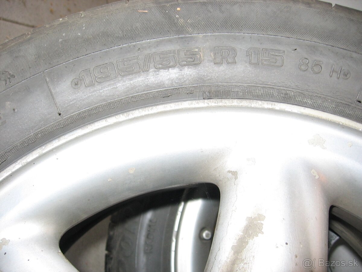 Prodám disky 6Jx15, H2-43 - Fiat, 4x98 (asi Fiat Brava) - 6