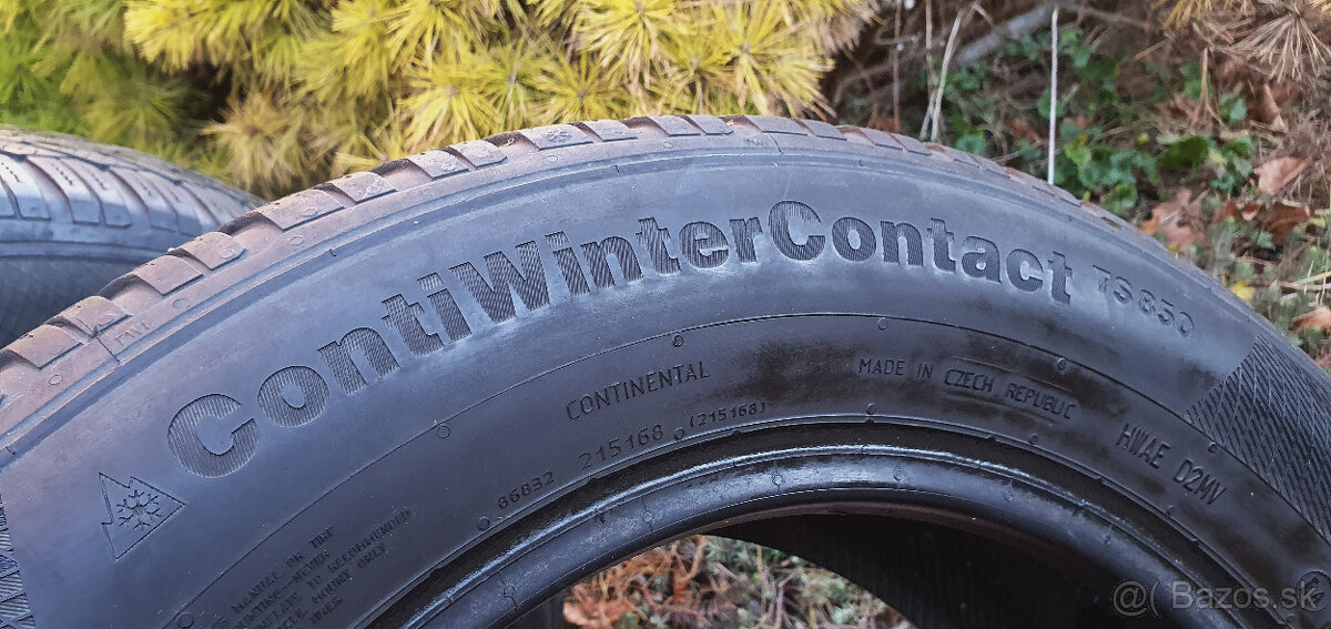 CONTINENTAL ContiWINTER ts 850, ZIMNE, 195/65 R15 - 6