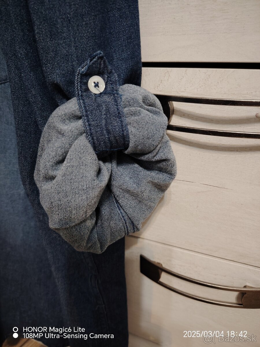 Pánska riflová košela - 6