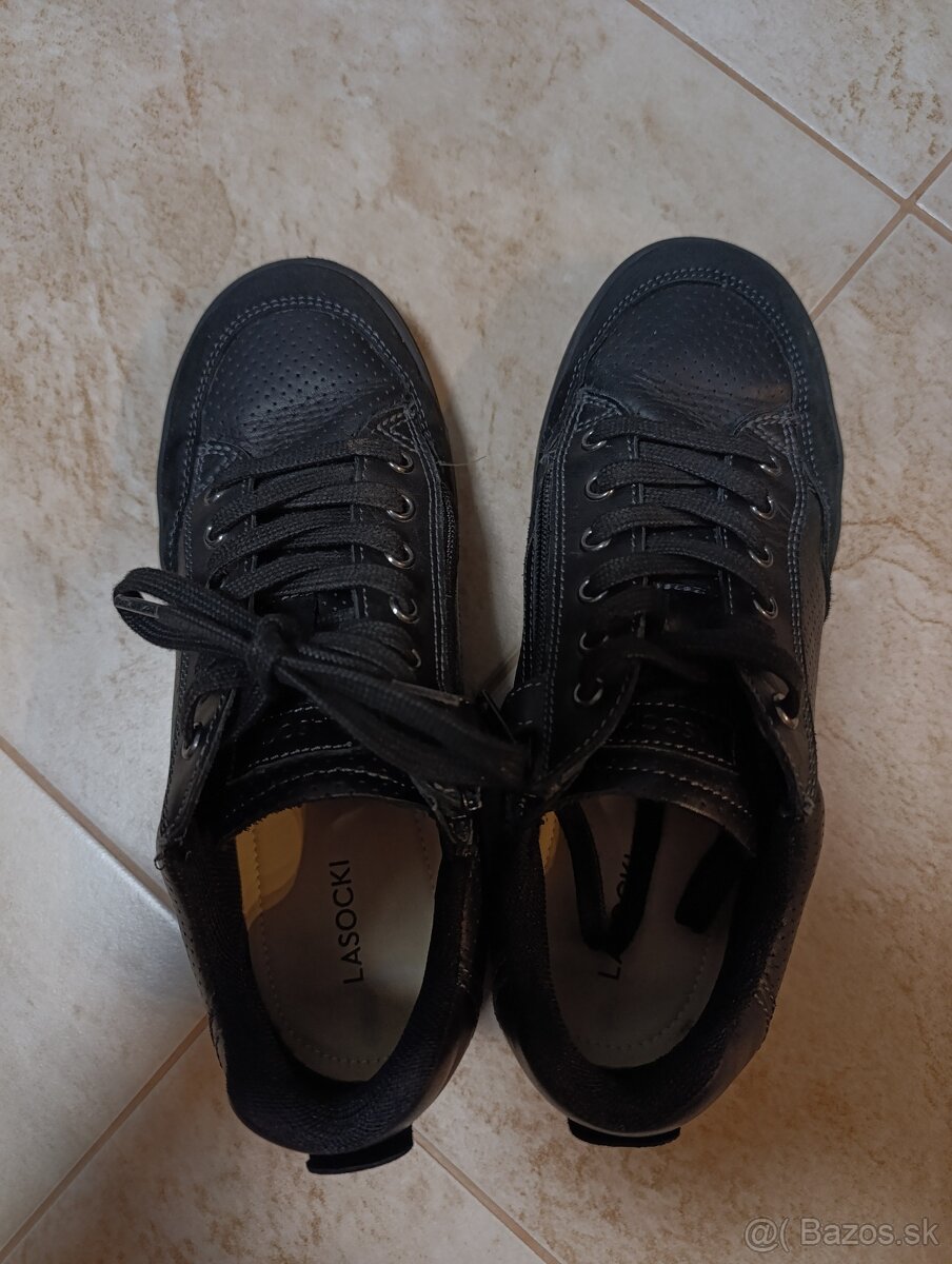 Kozene topánky velkost 36, 23,4cm - 6