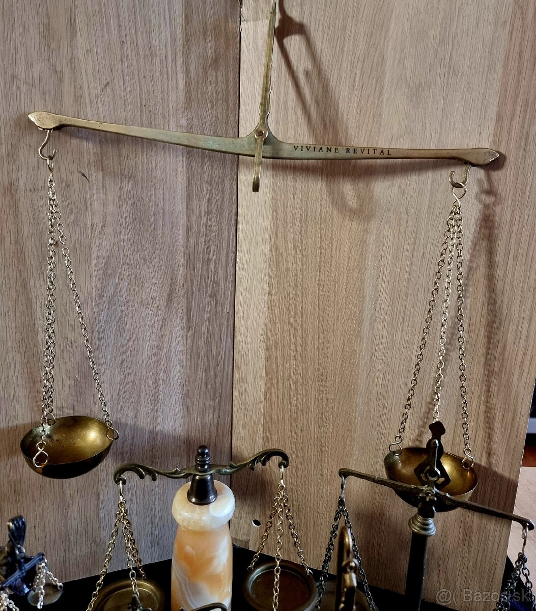 Predám mosadzné váhy - 6