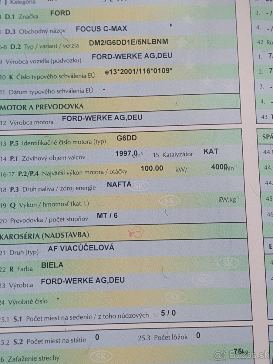 Ford C-max 2.0 tdi 100kw - 6