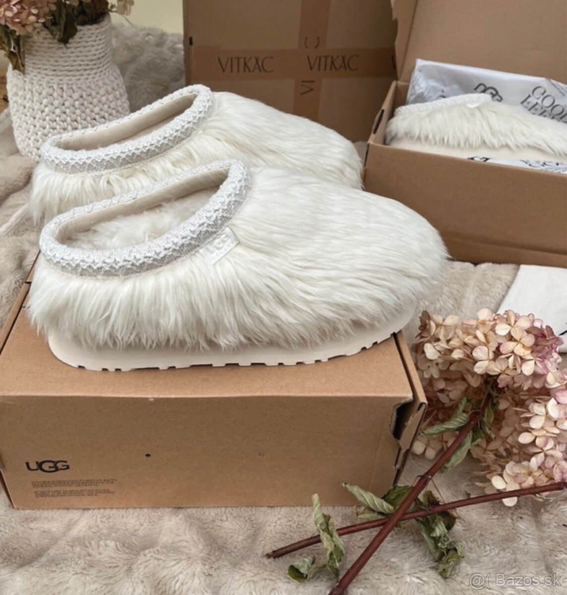 UGG W fluff Momma Sugar Tasman white - 6