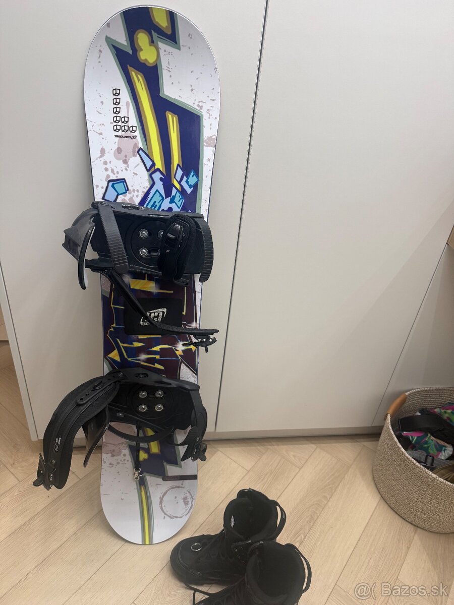 Detský snouboard komplet 128cm. - 6