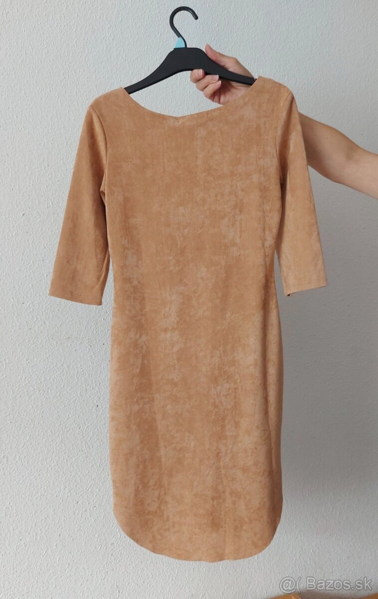 Šaty so semišovým vzhľadom - 6