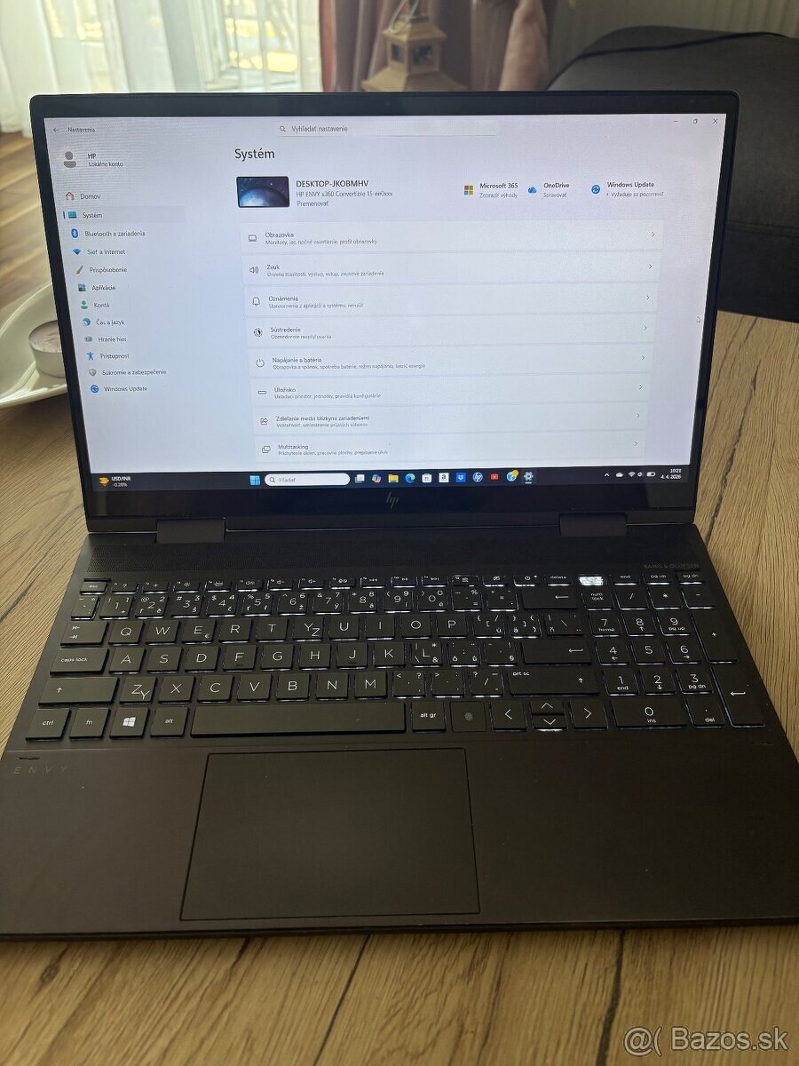 DOTYKOVY CELOKOVOVY HP ENVY X360 15 ee0000nc - 6