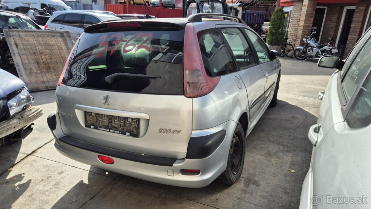 Peugeot 206 SW 1,4HDI 50kw kód motora: 8HZ - 6