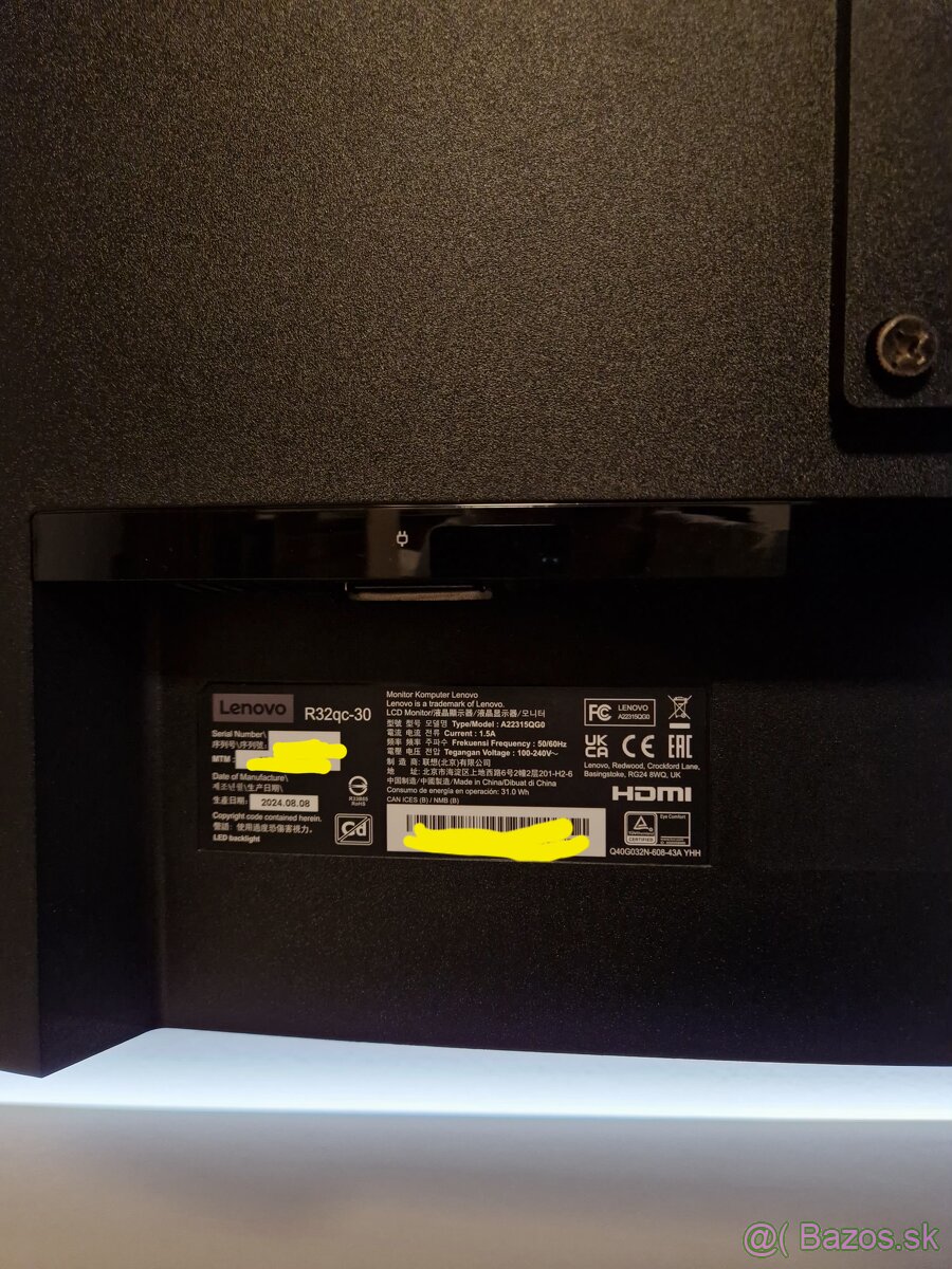 Lenovo Legion 180Hz 32" 1440p monitor - ako nový - 6