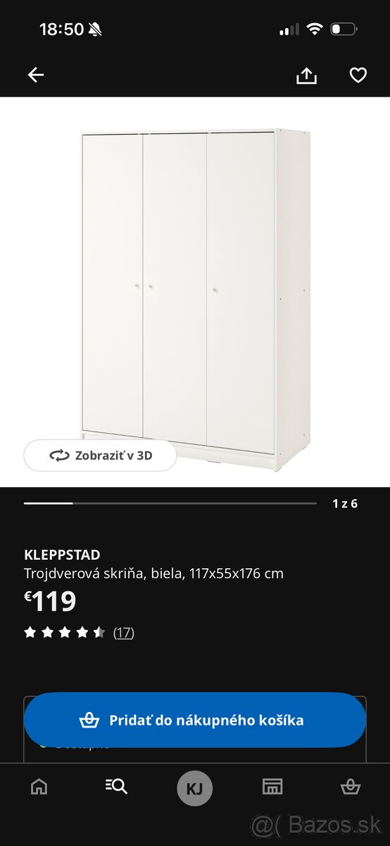 Trojdverová skriňa - 6