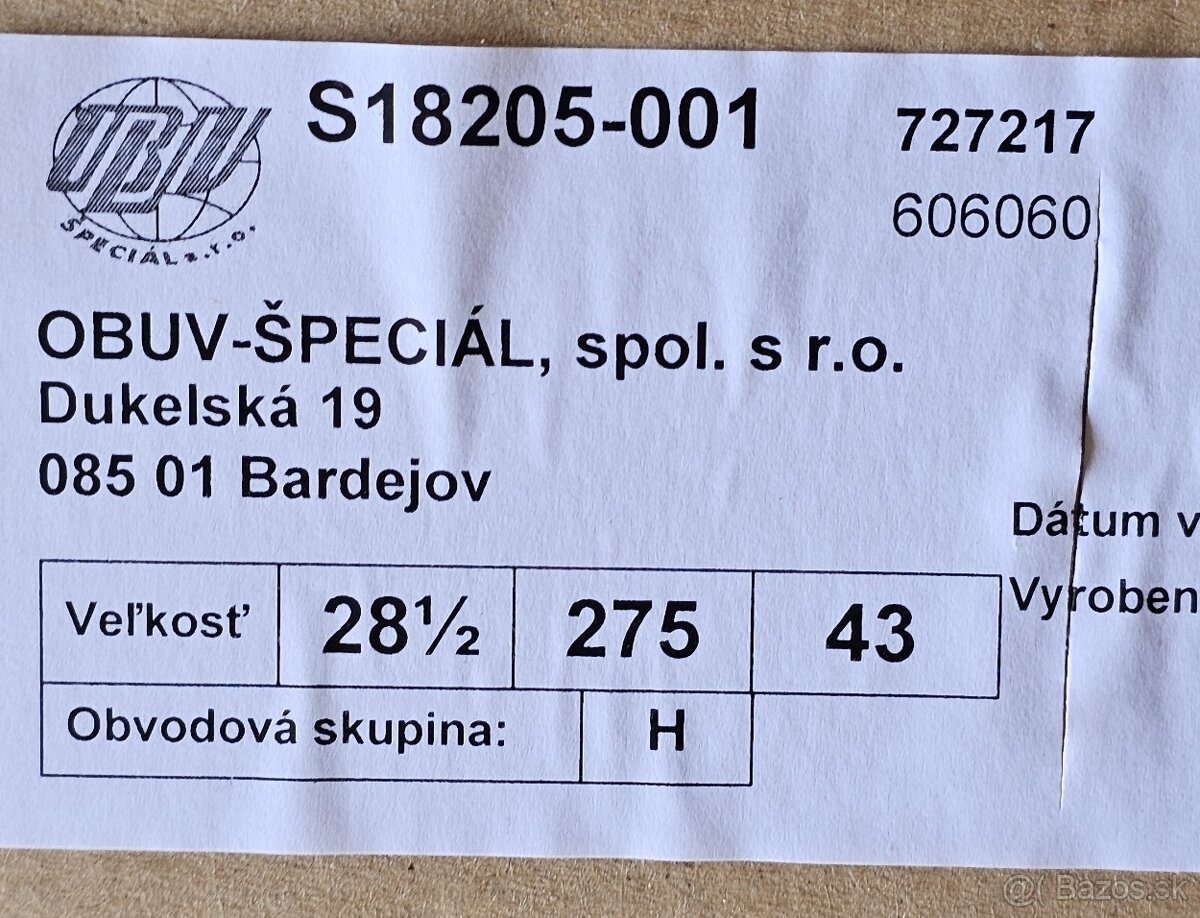 Obuv BOSP špeciál - Taras Low, Gore-Tex, veľkosť 43 / 28,5 - 6
