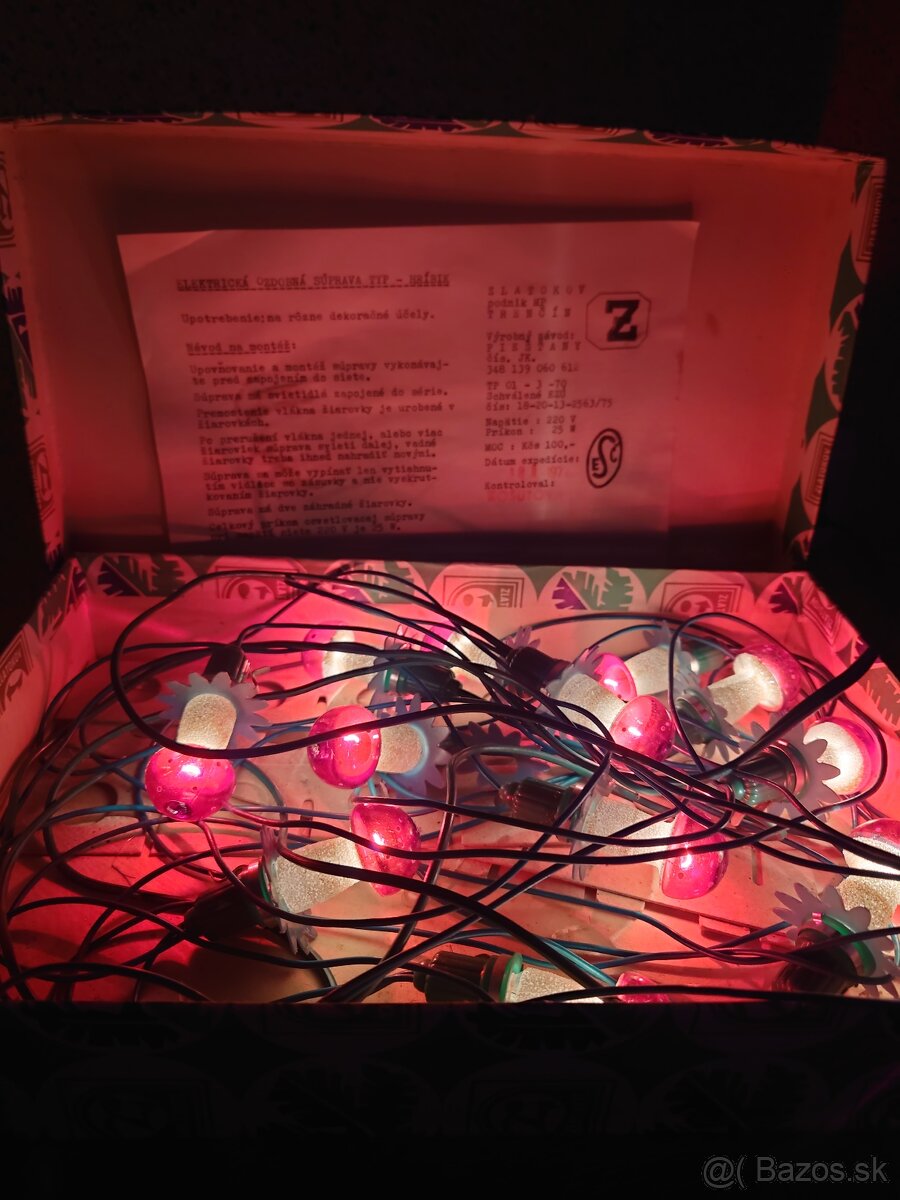 RETRO Vianočné ozdoby + osvetlenie - 6