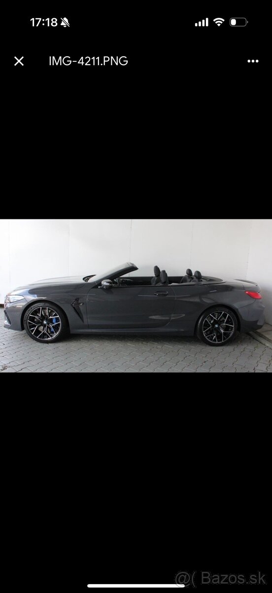Predám BMW M8 Cabrio Competition V8 - 6