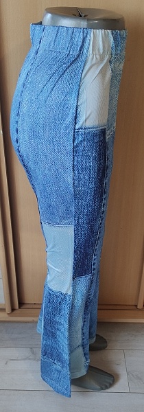 široke dámske nohavice S - 6