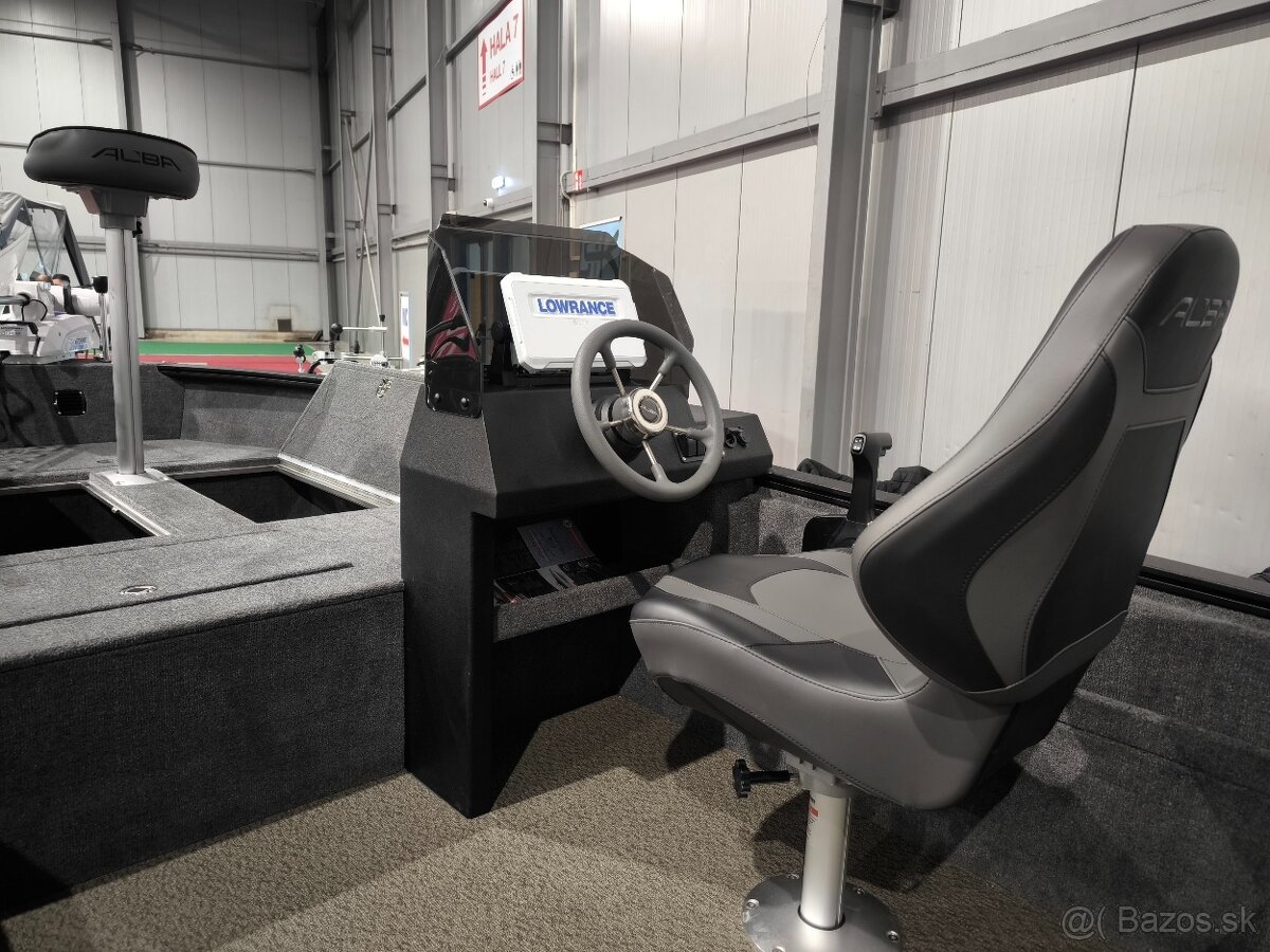 Predám špičkový rybársky hliníkový čln ALBA 440 C - 6