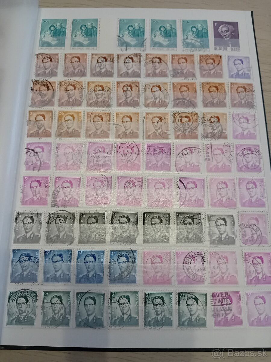 Známky Belgicko v albume - 6