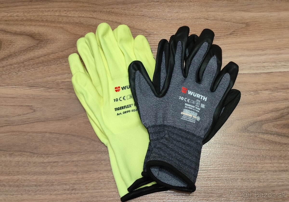 Wurth Tigerflex č. 10/11 – kvalitné tenké pracovné rukavice - 6