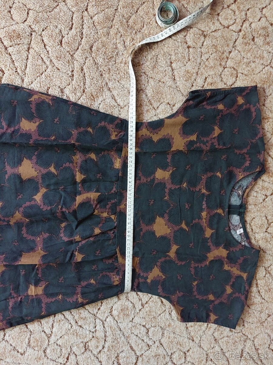 Zelené kvetované šaty-NOVÉ - 6