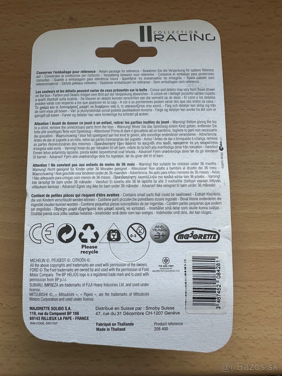 Majorette model auta Subaru Inpreza WRC - 6