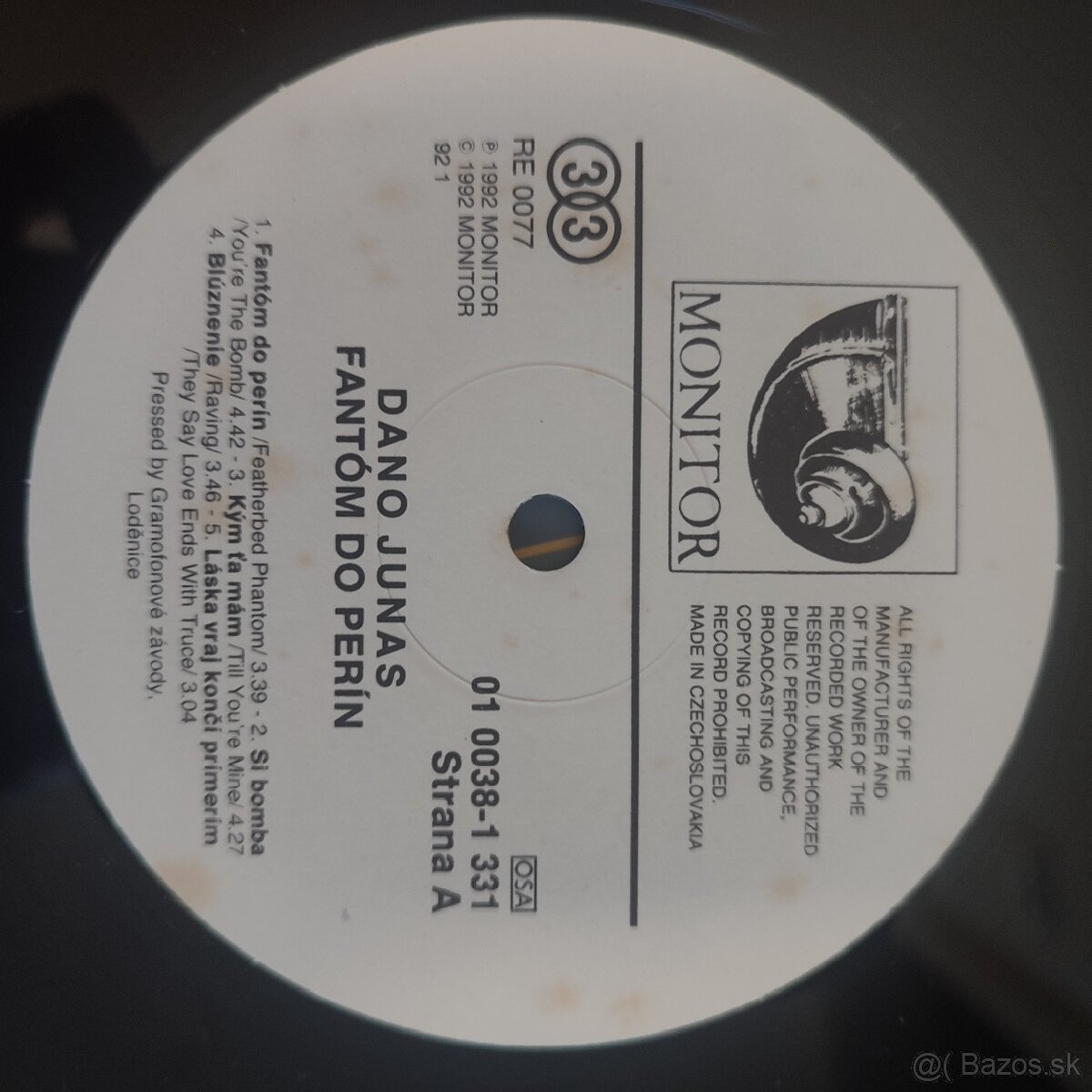 LP Dano Junas Fantóm Do Perín 1992 100 381 331 - 6