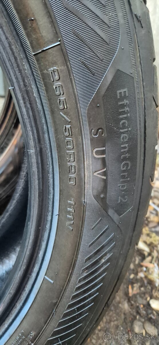 Predám 2ks.letné pneu goodyear 265/50R20 111V. - 6