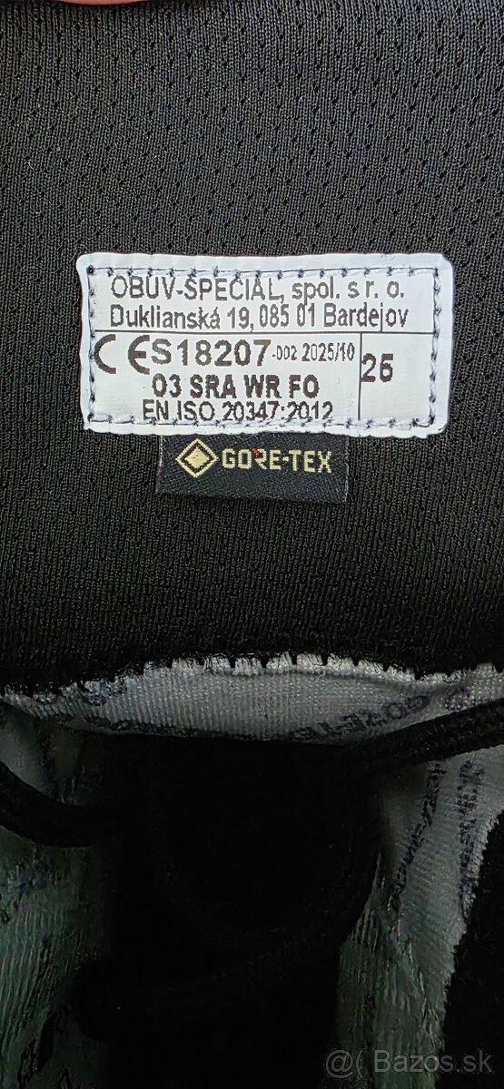 Vysoká bezpečnostná obuv 37,5 - 6