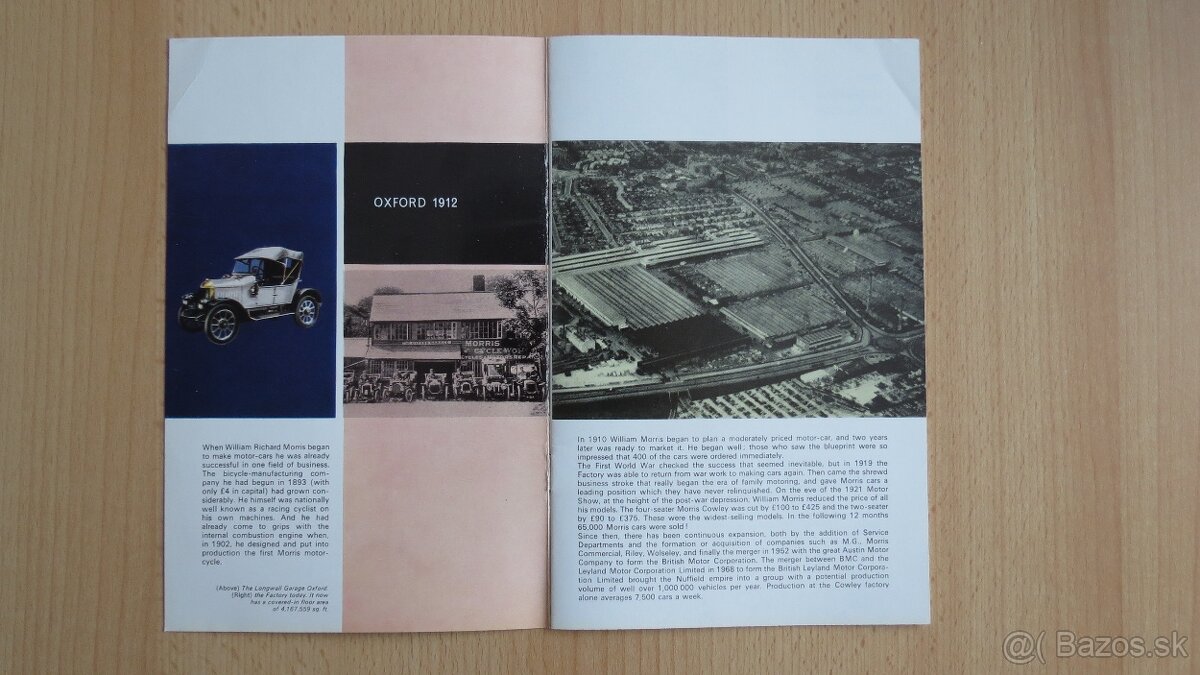 Prospekty Hillman, Ford Anglia, Austin, Morris, MG. - 6