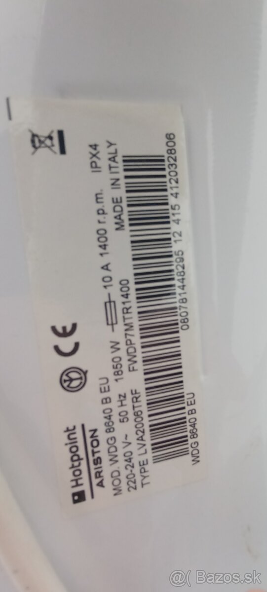 Práčka so sušičkou Hotpoint Ariston - 6