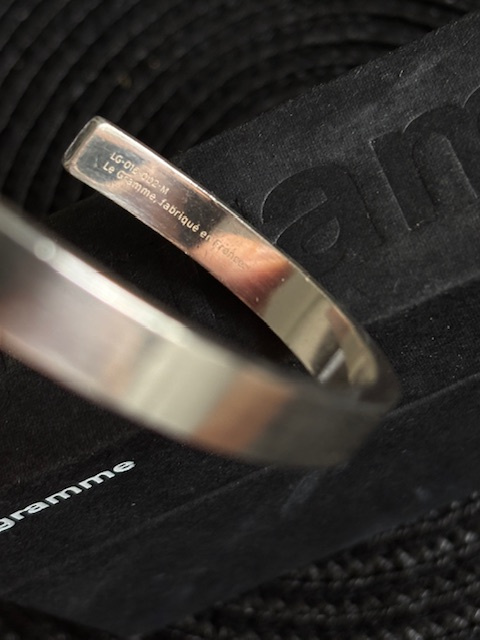 Strieborný náramok, Le gramme 31g, striebro 925, veľkosť M - 6