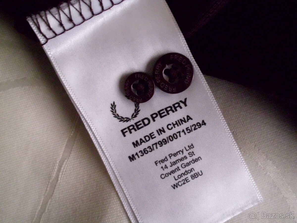 Fred Perry pánske-chlapčenské slim polo tričko S - 6