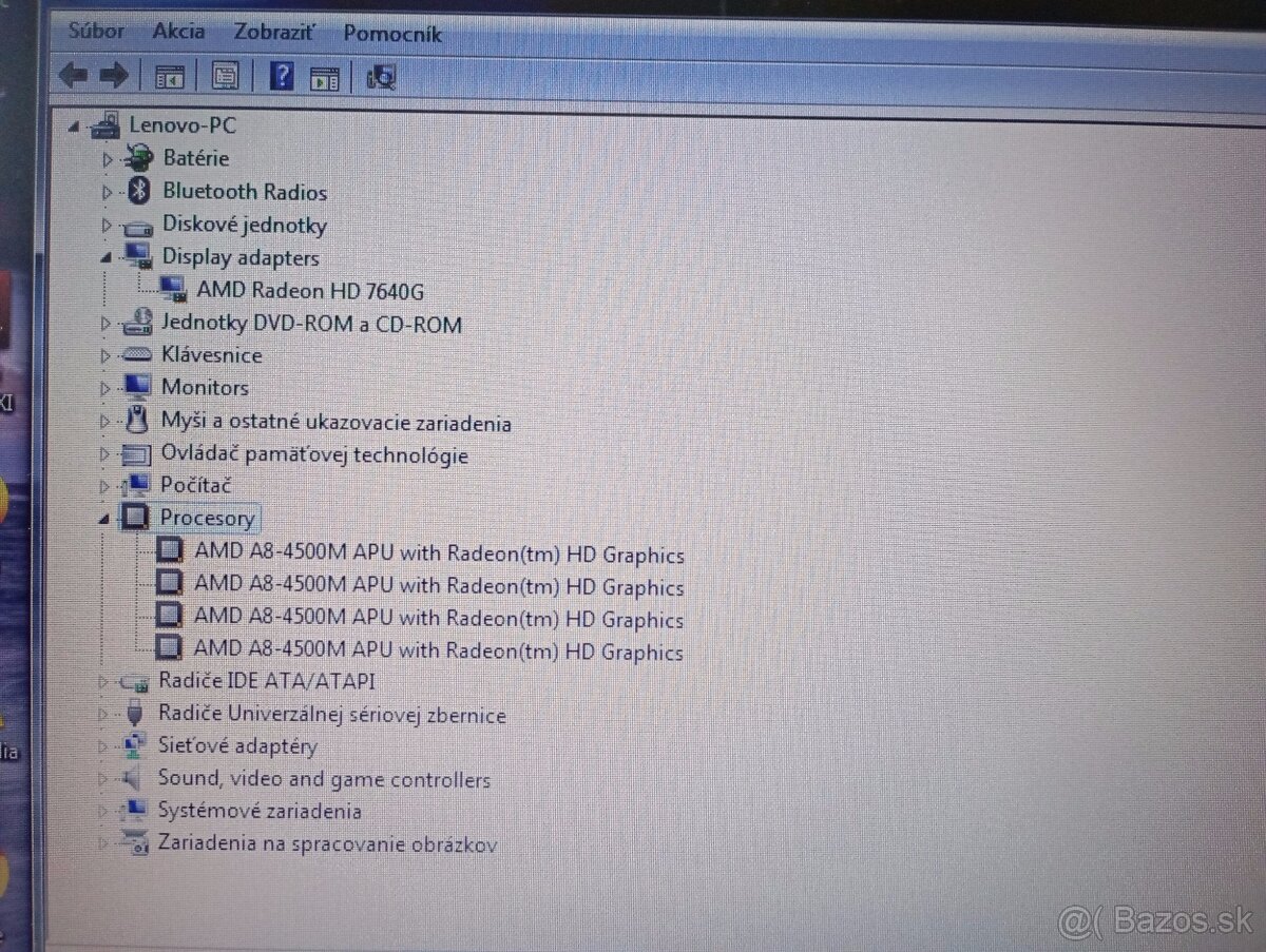 Lenovo Thinkpad E545 + AMD A8 4500M + 8gb ram + Win7 - 6