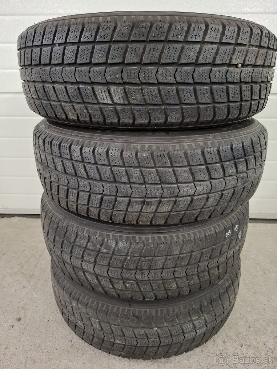 Plechové disky 5x120 R16 + zimné pneumatiky 205/65 R16C - 6