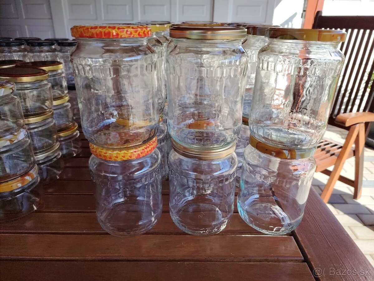 Zaváraninové poháre s viečkou - 720ml - 6