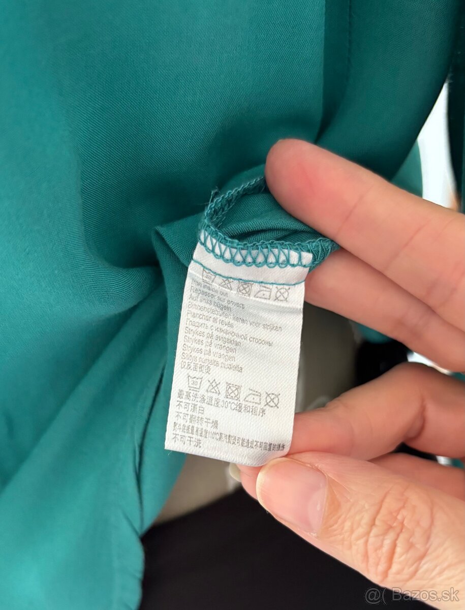 Jemná zelená blúzka - 6